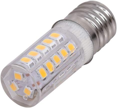 WTINTELL E17 LED Bulb, Equivalent to 40 Watt Halogen Bulb, dimmable, Microwave Refrigerator and Smoking Machine Bulb, AC110-130V 4W Warm White 3000K (Pack of 2) - - 