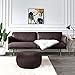 Rotot Unstuffed Pouf, Ottoman, Bean Bag Chair, Foot Stool, Foot Rest, Storage Solution or Wedding (Empty & New) (Puce, Brown)