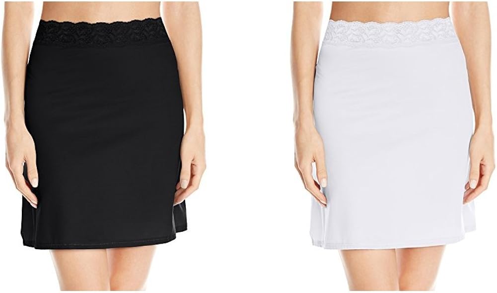 Vassarette Women's Adjustable Waist Half Slip 11073 at  Women’s Clothing store