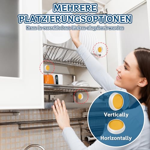 Tiezeeu100 Stück Küche-Vertreiben-Ameisen-Gel für den Innen und Außenbereich, Langanhaltend und Effektiv(Blau)