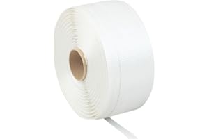 PAC STRAPPING PRODUCTS PAC Strapping 60 CW-E-SC 3/4" Regular Duty White Woven Cord Strapping, 2,100' Length