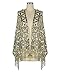 kayamiya Women's 1920s Scarf Sequin Deco Fringed Wedding Cape Evening Shawl