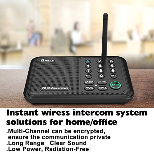 Intercoms Wireless for Home, Home Intercom System Wireless, 1000 Feet ...