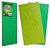 Play Build Baseplate Brick Set – 2 Pieces – 10 x 20 Inch Base Plates – Compatible With Lego Duplo Building Blocks & Most Major Brands – Recommended Ages 3+