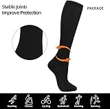 Losvcbcx 7 Pairs Compression Socks 15-20 mmHg Knee-High Men Women view 5