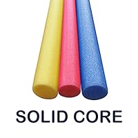 Oodles of Noodles 3 Pack 60 Inch x 2.75 Inch Extra Long Foam Noodle Multi-Purpose - Assorted Colors