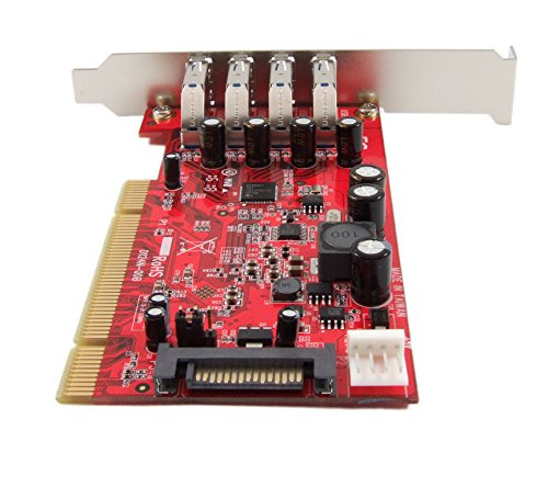 Ableconn PCI-UB124 USB 3.0 4-Port Low Profile PCI Host Adapter Card - Renesas NEC UPD720201 chipset - Thumbnail 3