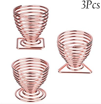 Beauty Blender Holders, 3 Pack Makeup Sponge Holder Sponge Support, Makeup Sponge Drying Rack Egg Powder Puff Display Stand (Rose Gold)