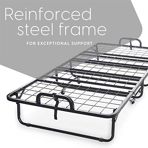 Milliard Diplomat Folding Bed Cot Size with Luxurious Memory Foam