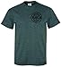 Patriot Apparel Thin Red Line T-Shirt Axe Design (X-Large, Dark Grey)