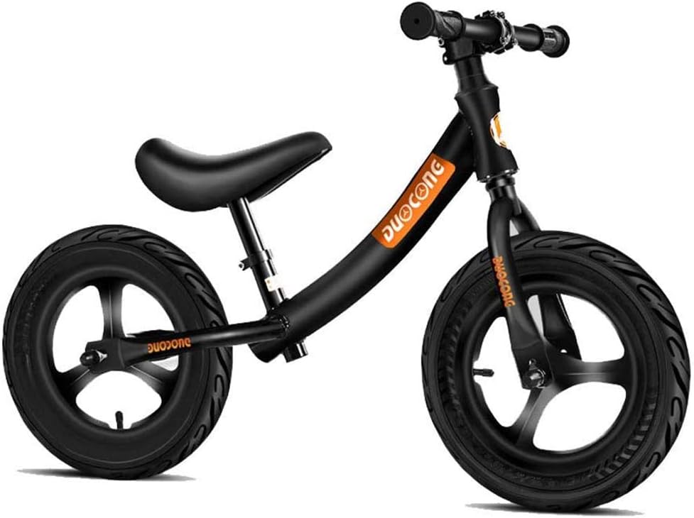 CARACHOME 14 Inch Kids Balance Bike, No Pedal Adjustable Handlebar And