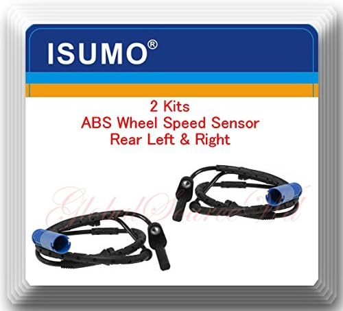 (2 Kits) 34526756380 / ALS452 ABS Wheel Speed Sensor Rear Left & Right Fits: BMW X5 (From 5/2000-2003 )
