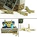 neeyeetag Natural Bamboo Heavy Duty Clothes Pins, Pegs, Clips, Large Size 3.74 Inch 40 Pack and Medium Size 2.36 Inch 40 Pack
