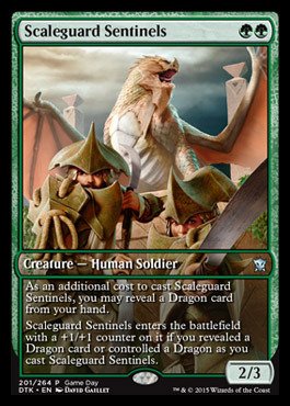 Magic The Gathering - Scaleguard Sentinels (201/264) - Unique & Misc. Promos