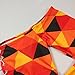 tengweng Women Fashion Halter Two Piece Push up Candy Color Bikini Set Padded Swimsuit Orange