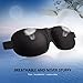 Cfine 3D Sleep Mask for Sleeping Contoured Shape Ultra Lightweight Comfortable Eye Mask