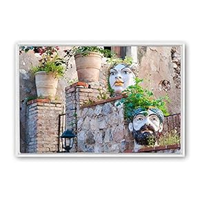 Framed Rural Landscape Photography Home Artwork for Living Room Bedroom