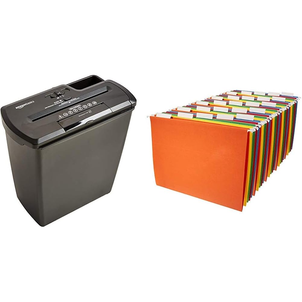 10/mo Finance AmazonBasics 8Sheet StripCut Paper, CD and Credit