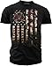 Black Ink Men's Firefighter - American Flag T-Shirt