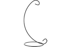 VORCOOL Spiral Ornament Display Stand Iron Hanging Stand Rack Holder for Hanging Glass Globe Air Plant Terrarium Witch Ball C