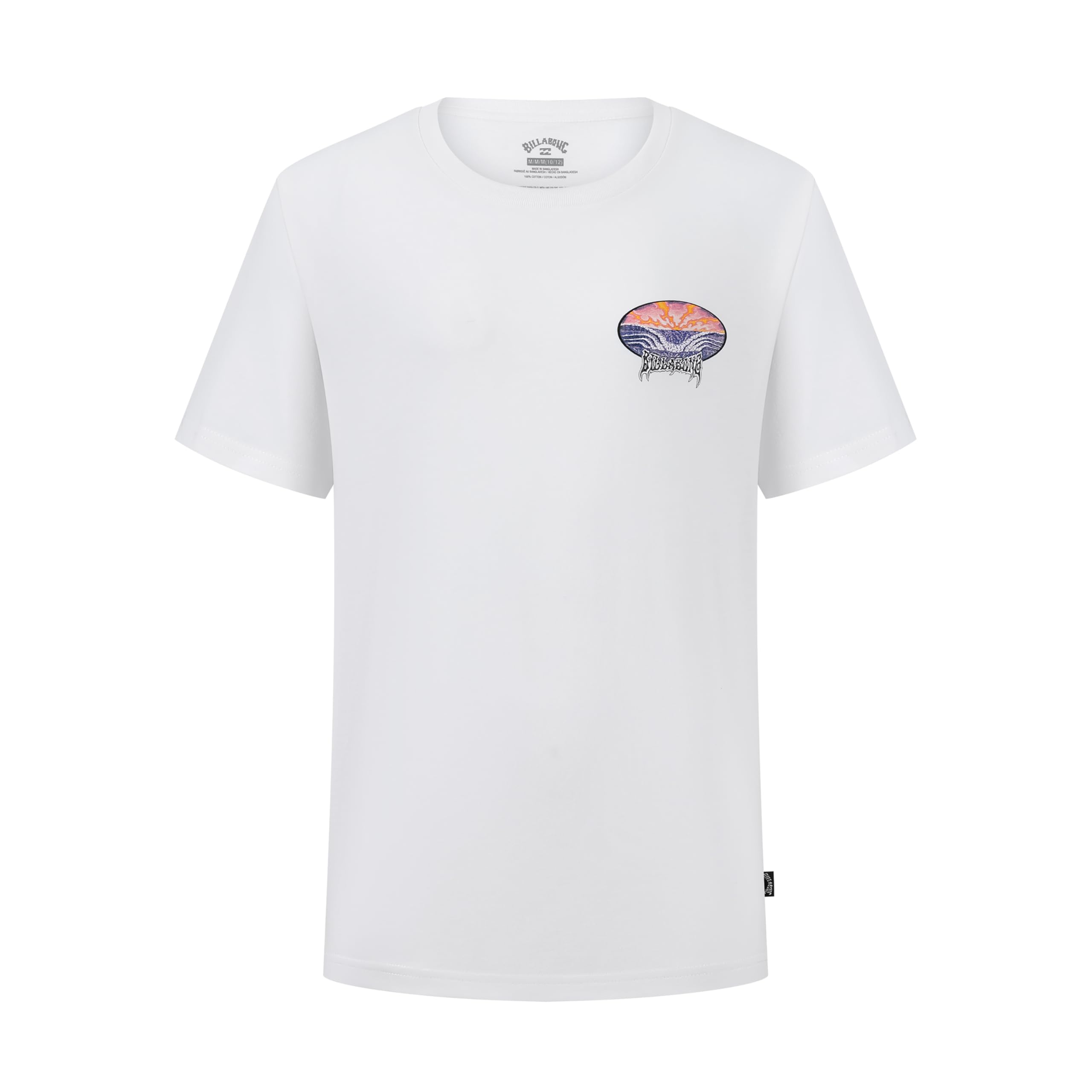 Photo 1 of Billabong Boys' Premium Short Sleeve Crew Neck Graphic T-Shirt, Regular Fit, White Quadriple, 10-12