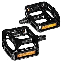 XQXA Mountain Bike Pedals, 1 Pair Road Bike Pedals Universal 9/16-inch Lightweight Non-Slip Aluminum Platform Pedal Ultra Sealed Bearing for Road Mountain BMX MTB Bicycle