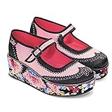 Hot Chocolate Design Chocolaticas Habana Flower Women's Mary Jane Platform Multicoloured HCD 40
