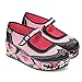 Hot Chocolate Design Chocolaticas Habana Flower Women's Mary Jane Platform Multicoloured HCD 40