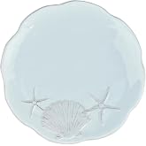 Blue Sky Clayworks Laguna Coastal Salad Plate, Ceramic, Blue, 8