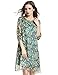 DanMunier Women's 3/4 Sleeve Floral Chiffon Print Shift Dress…