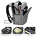 Laptop Backpack, TSA Friendly Business Travel Anti-Theft Laptop Backpack Bag for Womens Mens with USB Charging Port, Durable Water Resistant Collage School 15.6 Inch Computer Rucksack Daypack- Grey