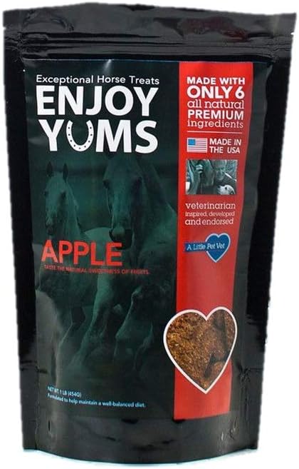 Horse Treats, Apple Flavor, 1 Pound Bag