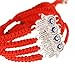 RufnTop Lucky Catholic St. Saint Benedict Evil Protection Red Cord Adjustable Bracelet(Hamsa Hand Pack of 4 PCS)