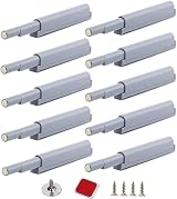 YUOIP Magnetic Door Catches Push to Open Latch Closer Cabinet Furniture 10 Pack
