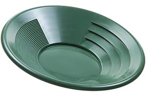 SE GP1013G12 12-Inch Green Gold Pan, Plastic Body, Dual Riffles