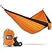 Bear Butt Double Parachute Camping Hammock, Orange/Black