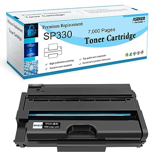 ASEKER Compatible Toner Cartridge for Ricoh SP 330 330DN 330SFN 330SN Printers 408283 Extra High Capacity 7000 Pages (Black x 1)
