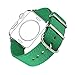 Bandmax Nylon Band Compatible with Apple Watch 38MM/40MM Green Grass Nylon Fabrics Replacement Strap Accessories Compatible with iWatch Series 7/6/5/4/3/2/1 Stainless Steel Classic Buckle(Greenery)