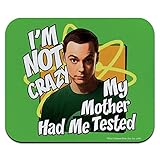 Big Bang Theory Sheldon Cooper I'm Not Crazy Low