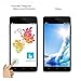 [2 pack] Xiaomi Mi A1 Screen Protector/Xiaomi Mi 5X Screen Protector, ivencase Premium Tempered Glass Rounded Edge [Bubble Free] [Anti-Scratch] [Easy Install] [HD] Ultra-Slim Clear Screen Protector fo