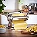 VonShef Pasta Maker, 3 in 1 Pasta Machine Stainless Steel, Pasta Roller with 3 Cut Press Blade Settings, Table Top Clamp and Pasta Measuring Tool for Homemade Spaghetti, Fettuccini
