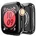 [2-Pack] BELONGME for Apple Watch Screen Protector Series 5 4 3 44mm 40mm 42mm 38mm, Built in TPU All-Around Protective Case Cover for iWatch Series 5/4/3