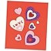 Baker Ross ET681 Heart Glitter Stickers - Pack of 120, Perfect for Children to Decorate and Personalise Arts and Crafts Projects, Ideal for Collages, Craft Groups, Party Crafting and More, Multicolor