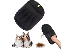 Professional Pet Hair Remover Grooming Gloves for Dogs and Cats, Deshedding Brush