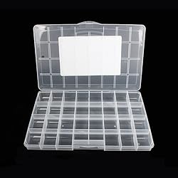 32 Grids Clear Plastic Organizer Box, Craft Storage