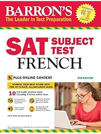 Barron's SAT Subject Test French, 4th Edition: with Bonus Online Tests