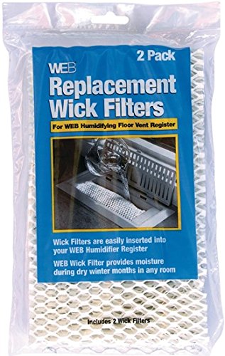 WEB Humidifier Register Replacement Wick Filters, 2-Pack