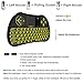 Mini Wireless Keyboard and Touchpad Mouse Combo with Colorful Backlit, Tripsky Q9 Colorful Backlit, 2.4Ghz Handle Remote for Android TV Box, PC, HTPC, IPTV, Raspberry Pi, Xbox 360, PS3 (H9C)