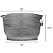 Extra Large Cotton Rope Storage Baskets Woven Toy Basket for Nursery, Grey Wicker Basket for Fabric, Round Baby Diaper Laundry Basket with Handles, Blanket Bins for Living Room