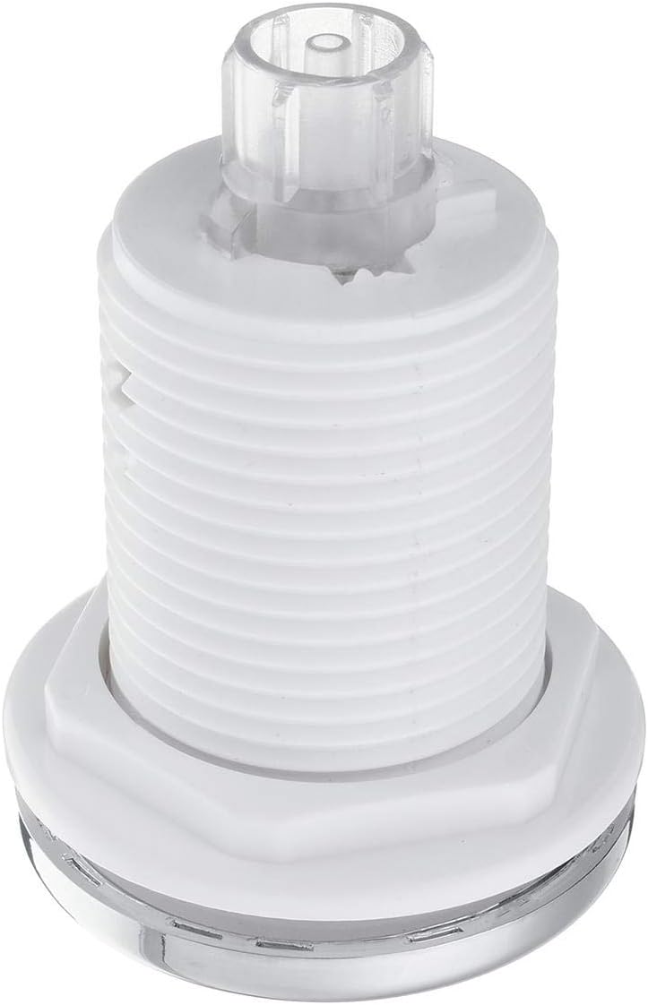 GOZAR Push Button Switch Garbage Disposer Air Switch Kit For Bath Tub Spa Garbage Switch - 32mm, silver - Image 5